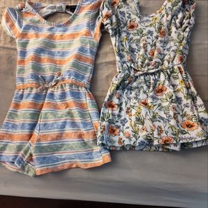 Girls rompers